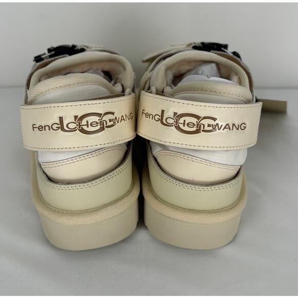 UGG X Feng Chen Wang Tasman Cream Mens 7 Womens 8 New Slipper Leather Suede - Picture 8 of 15